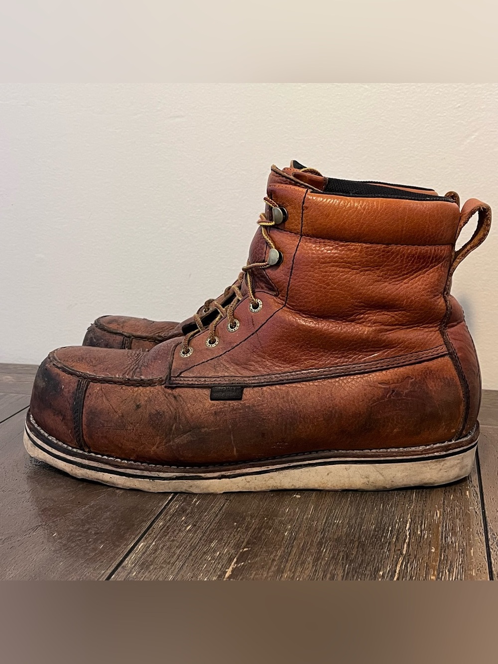 Irish Setter Wingsetter 6” Safety Toe Work Boots Mens 12 D